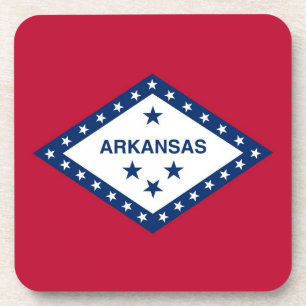 Porta-copo Duro de plástico com bandeira de Arkansas, EUA