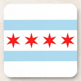 Porta-copo Duro de plástico com bandeira de Chicago, EUA