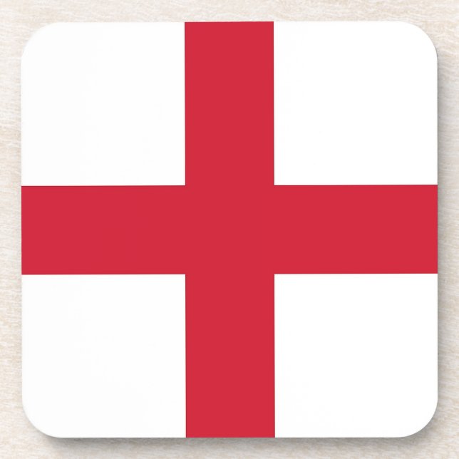 Porta-copo Duro de plástico com bandeira de Inglaterra, Reino (Frente)