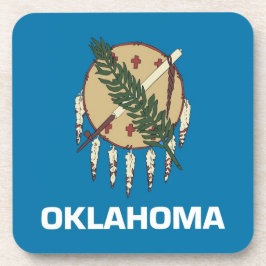 Porta-copo Duro de plástico com bandeira de Oklahoma, EUA