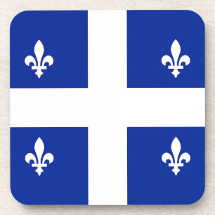 Porta-copo Duro de plástico com bandeira de Quebec, Canadá