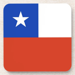 Porta-copo Duro de plástico com bandeira do Chile