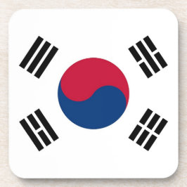 Porta-copo Duro de plástico com pavilhão da Coreia do Sul