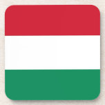 Porta-copo Duro de plástico com pavilhão da Hungria<br><div class="desc">Porta copos de plástico elegante e patriótica com bandeira da Hungria. Este produto é personalizável.</div>