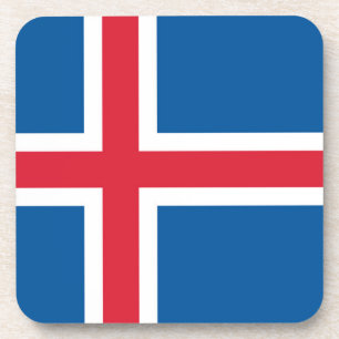 Porta-copo Duro de plástico com pavilhão da Islândia