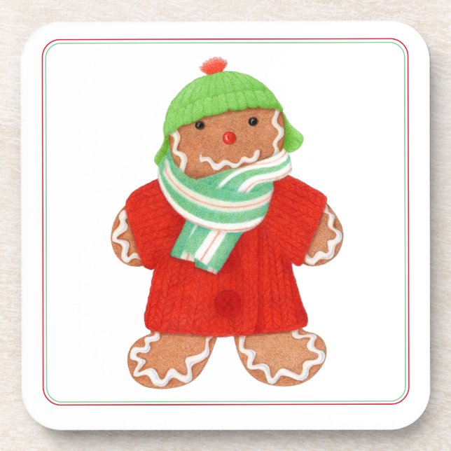 Porta-copo Duro WOOLIE GINGERBREAD Portas copos de plástico (Frente)