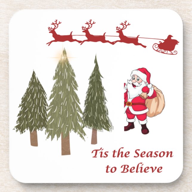 Porta-copo É a Temporada para Acreditar em (Frente)