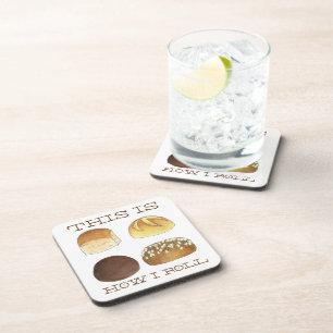 Porta-copo É assim que eu Janto pão pão pão pão pão doce