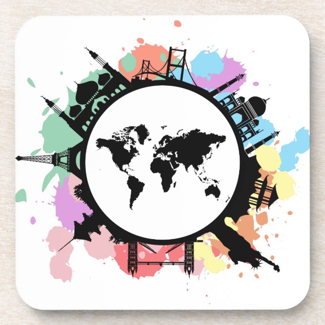 Porta-copo É hora de viagem (Frente)