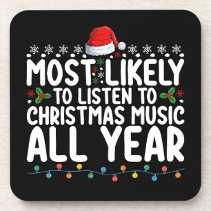 Porta-copo É Mais Provável Ouvir Música De Natal O Ano Todo