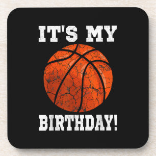 Porta-copo É o meu Aniversário, jogador de basquetebol.