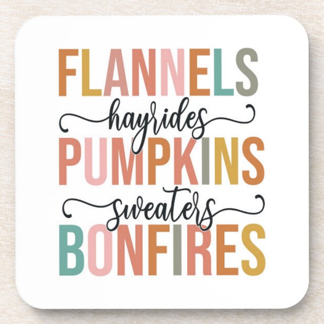 Porta-copo É outono de novo (Frente)