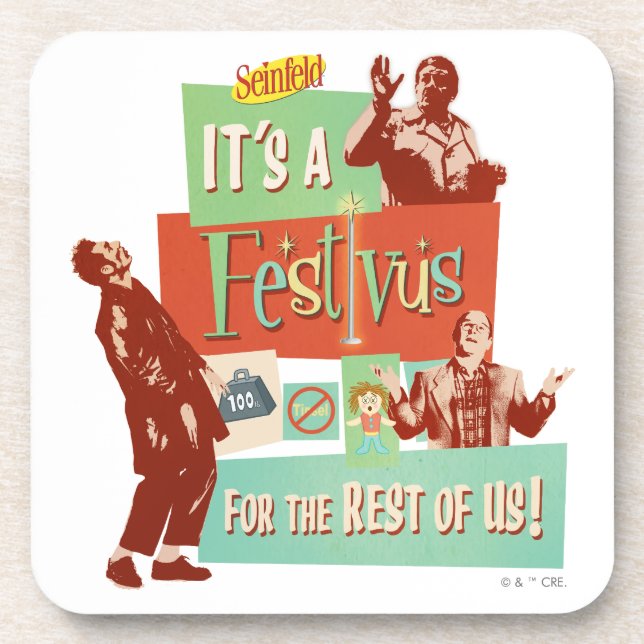 Porta-copo É um Festivus para o Resto de Nós (Frente)