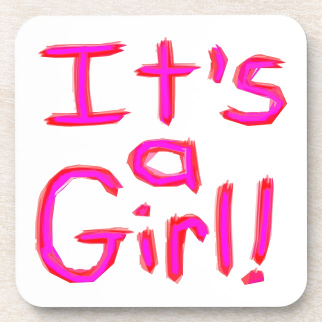 Porta-copo É uma garota! (Frente)