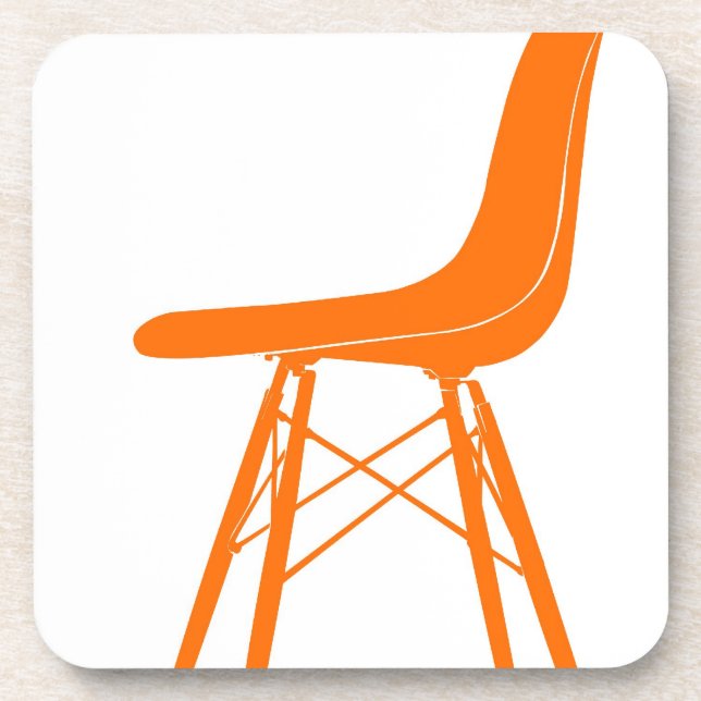 Porta-copo Eames moldou a cadeira lateral plástica (Frente)