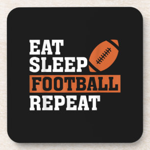 Porta-copo Eat Sleep Futebol Repita Adorável Futebol Vi