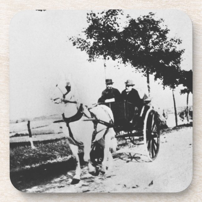 Porta-copo Edgar Degas | Edgar Degas e um amigo (Frente)
