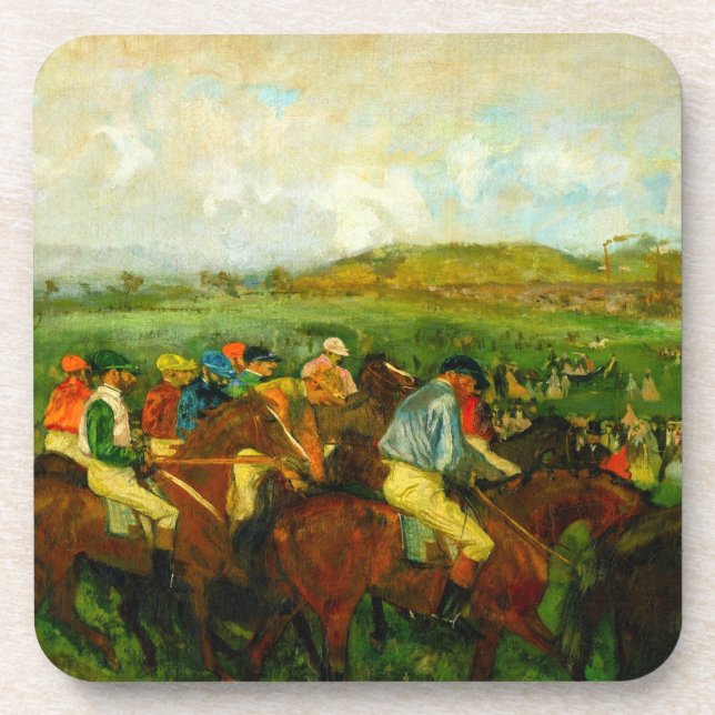Porta-copo Edgar Degas Horseback Riding (Frente)