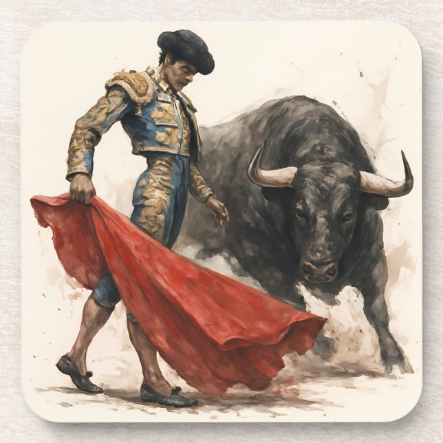 Porta-copo El torero y el toro (Frente)