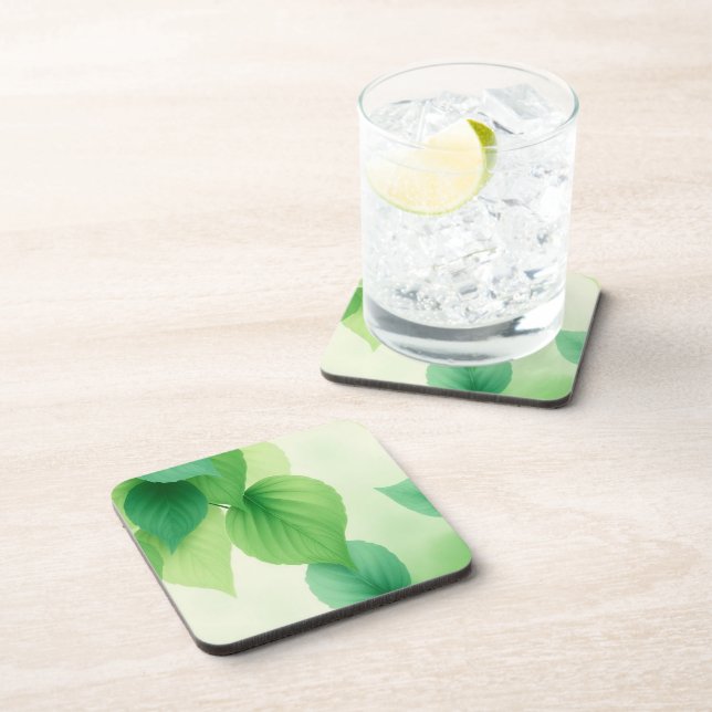 Porta-copo Elegant Botanical Nature inspired design (Lado Direito)