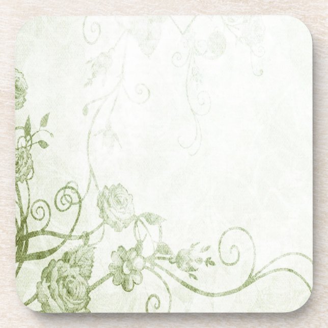 Porta-copo Elegante Green Vintage (Frente)