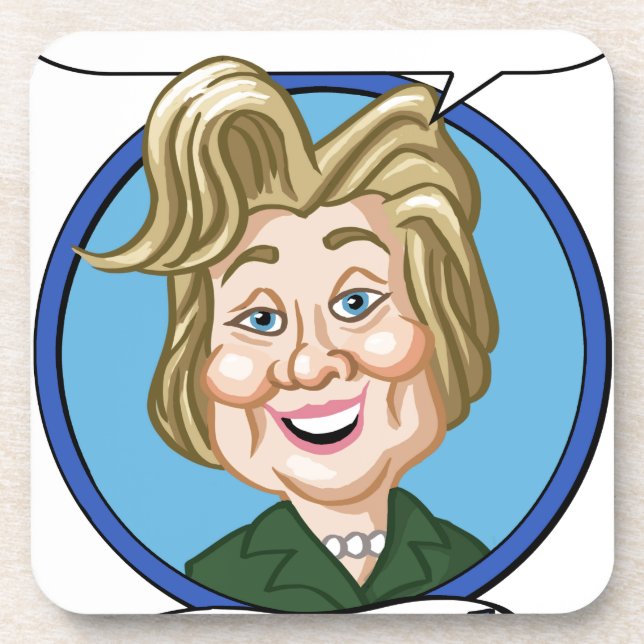 Porta-copo Eleição De Hilary Clinton 2016 (Frente)