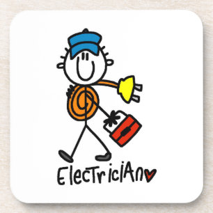 Porta-copo Eletricista Boneco de Palito