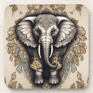 Porta-copo Elphant Mandala