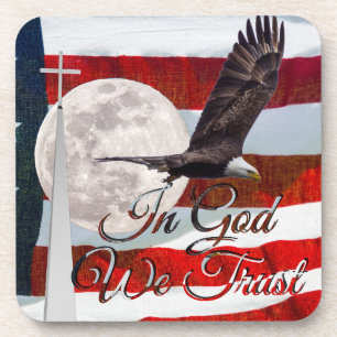 Porta-copo Em Deus Confiamos em Portas copos de plástico de 