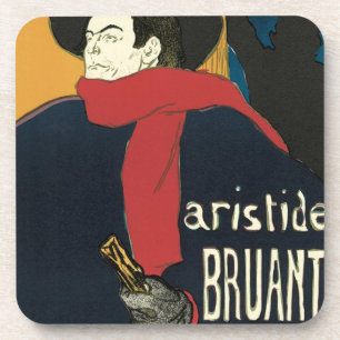 Porta-copo Embaixadores, Aristide Bruant por Toulouse Lautrec