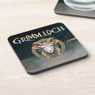 Porta-copo Emblema de Cabra Grimmloch RPG de Fantasia