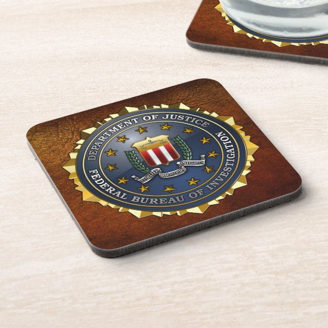 Porta-copo Emblema do FBI (Left Side)