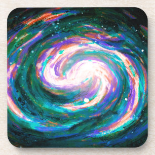 Porta-copo Emerald and Purple Galaxy
