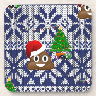 Porta-copo emoji feio do tombadilho da camisola do Natal