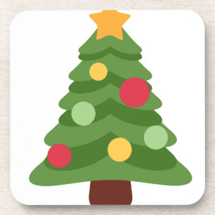 Porta-copo emojis de árvore de natal