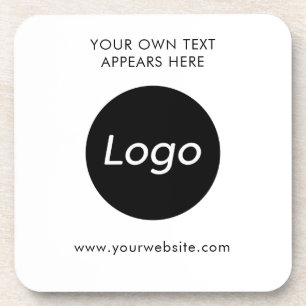 Porta-copo Empresa de logotipo simples