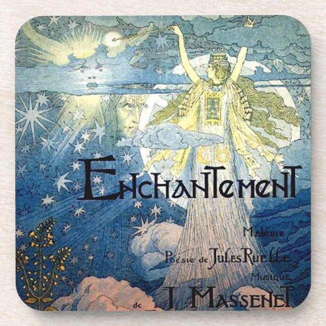Porta-copo Enchantaque art nouveau magia (Frente)