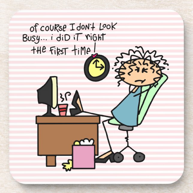 Porta-copo Endireite a primeira vez o humor (Frente)