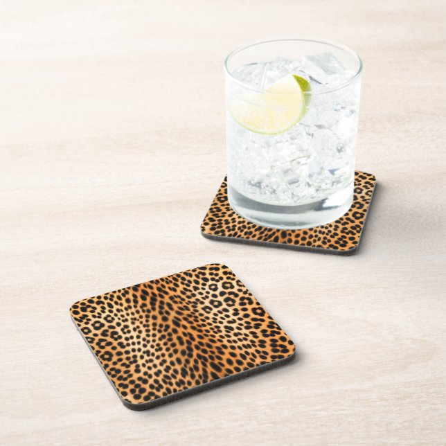 Porta-copo Energia do Leopardo Selvagem – Moda Ousada com Est (Lado Direito)