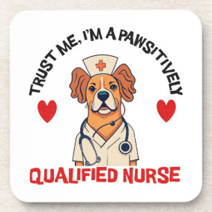 Porta-copo Enfermeira Qualificada Pawsitivamente