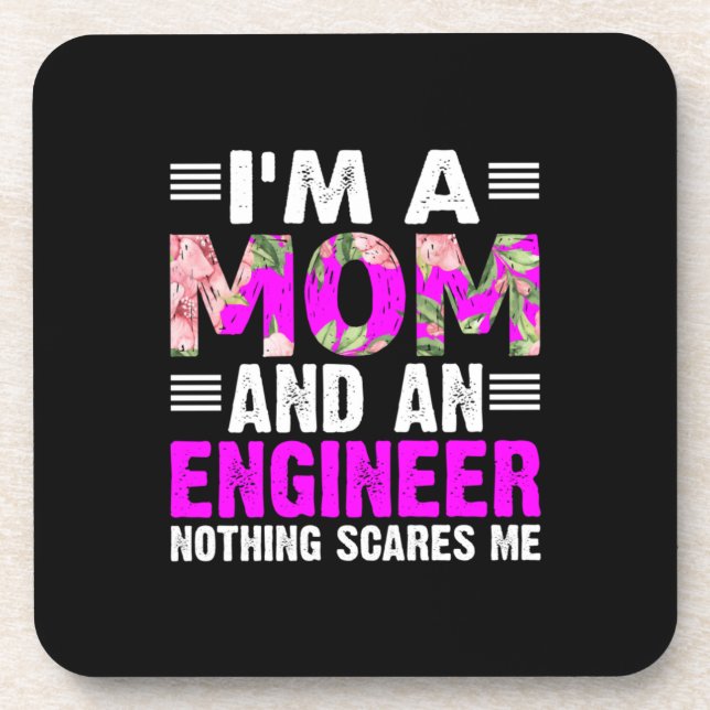 Porta-copo Engenheiro É Mãe E Engenheiro (Frente)