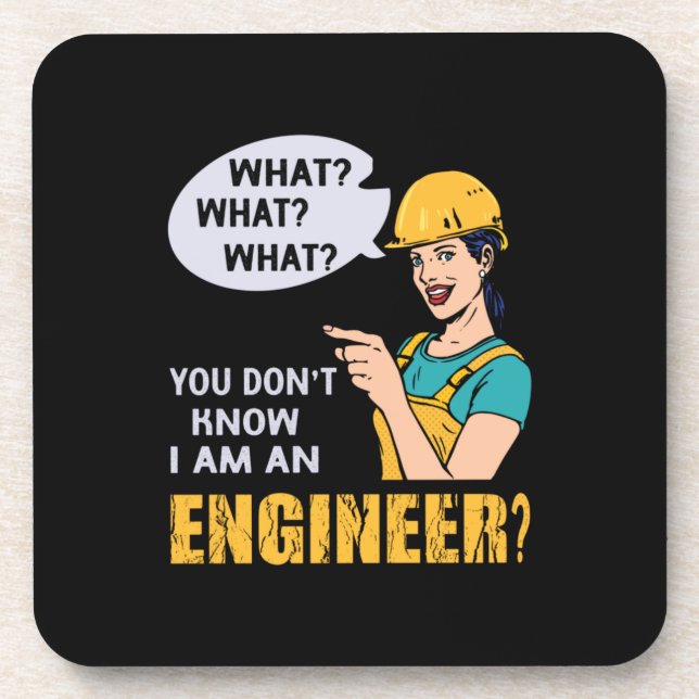 Porta-copo Engenheiro Eu Sou Um Engenheiro (Frente)