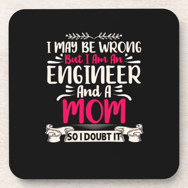 Porta-copo Engenheiro Eu Sou Um Engenheiro E Uma Mãe (Frente)