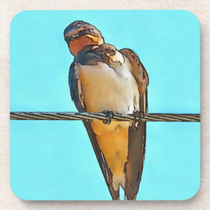 Porta-copo Engolir Em Uma Arte De Contorno Preta