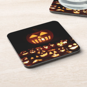 Porta-copo Engraçado Carvado Pumpkins Jack O'Lanterna Hallowe