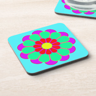 Porta-copo Engraçado Flower Power Bloom, eu + seu apoio. & i