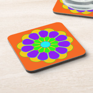Porta-copo Engraçado Flower Power Bloom II + seu apoio. & id