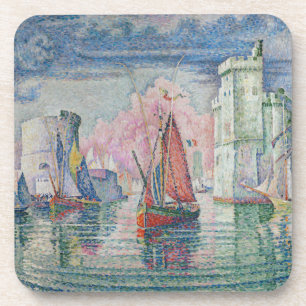 Porta-copo Entrada do Porto de La Rochelle, Paul Signac