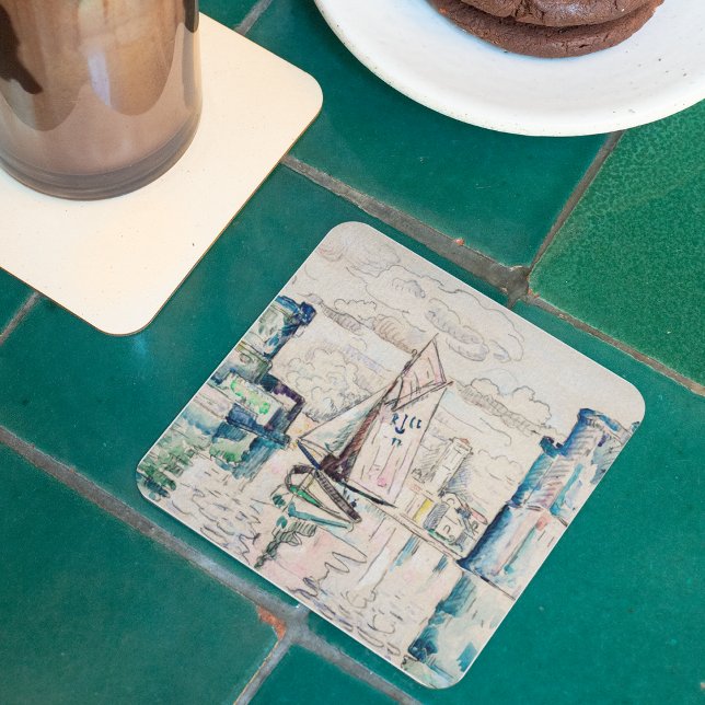 Porta-copo Entrada no porto de La Rochelle (Criador carregado)