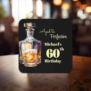 Porta-copo Envelhecido à Perfeição Whiskey de Aniversário de 